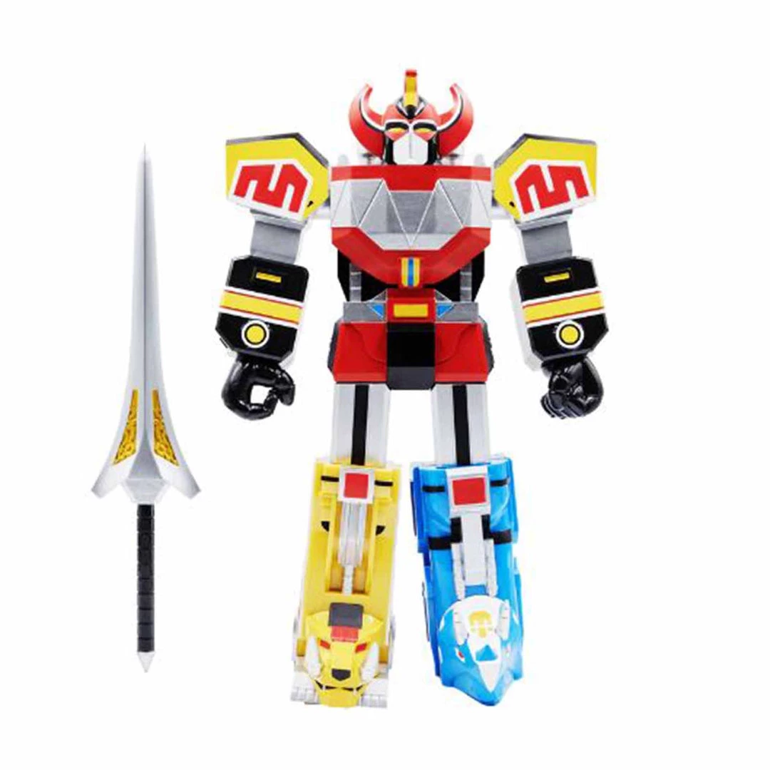 Super7 Mighty Morphin Power Rangers Super Cyborg Megazord Reaction Figure 4 Super7 Mighty Morphin Power Rangers Super Cyborg Megazord Reaction Figure