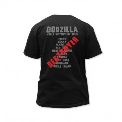 Shirts Impact Merchandising Godzilla World Destruction Black T-Shirt
