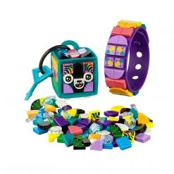 LEGO® Dots Neon Tiger Bracelet And Bag Tag Building Set 41945