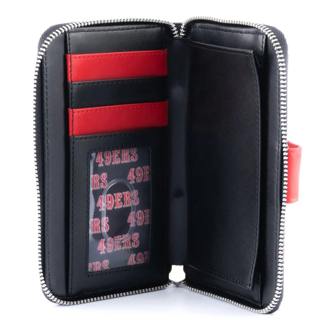Loungefly NFL San Francisco 49ers Logo Bifold Wallet 5 Loungefly NFL San Francisco 49ers Logo Bifold Wallet