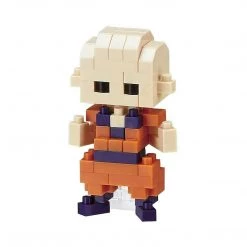 Blue Fin Nanoblock Dragon Ball Z Krillin Building Set Anime Toys