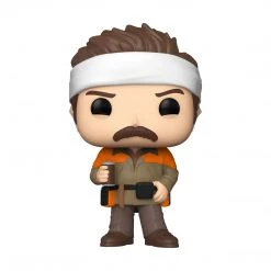 Funko Parks And Rec POP Hunter Ron Vinyl Figure CHASE VERSION POP Vinyl's