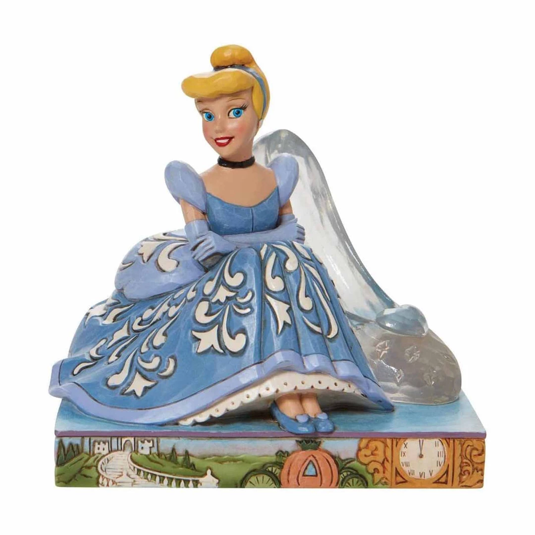 Enesco Disney Traditions Cinderella And Glass Slippers A Magical Midnight Figure 3 Enesco Disney Traditions Cinderella And Glass Slippers A Magical Midnight Figure