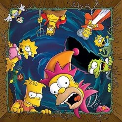 Puzzles USAopoly The Simpsons Treehouse Of Horror Happy Haunting 1000 Piece Puzzle