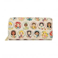 Loungefly Disney Princes Circles POP Style Zip Around Wallet