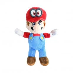 Jakks Pacific Nintendo Mario Odyssey Mario With Cappy 8.5 Inch Plush