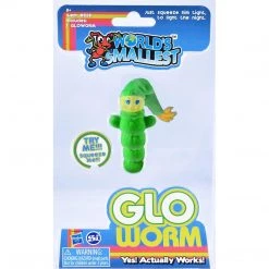 Super Impulse World's Smallest Glow Worm Light Up Micro Figure Action Figures