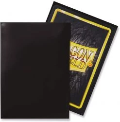 Dragon Shield Black Classic 100 Count Standard Sleeves Card Games