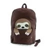 Comeco Inc Peeking Baby Sloth Brown Canvas Backpack Backpacks