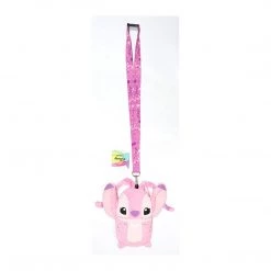 Monogram Disney Lilo And Stitch Angel Deluxe Lanyard With Card Holder
