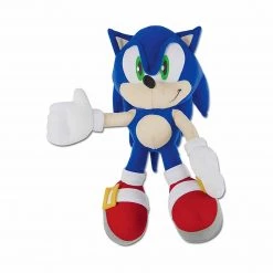 GE Animation Sonic The Hedgehog Sonic Movable 10 Inch Plush