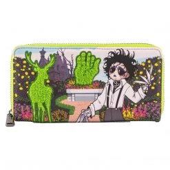 Loungefly Fox Edward Scissorhands Topiary Zip Around Wallet Wallets