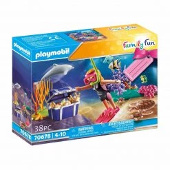 Playmobil Family Fun Treasure Diver Building Set 70678