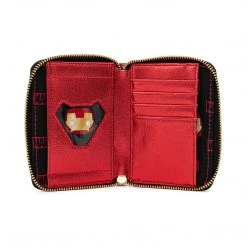 Loungefly Marvel Iron Man Pop Style Head Zip Around Wallet