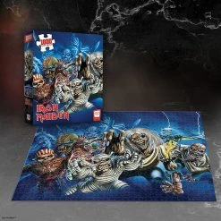 Puzzles USAopoly Iron Maiden Faces Of Eddie 1000 Piece Puzzle