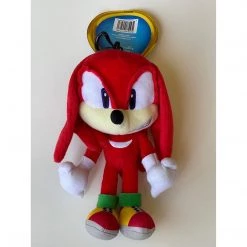 Jazwares Superhero And Popular Culture Plush Sega Sonic The Hedgehog Knuckles 8 Inch Plush Clip