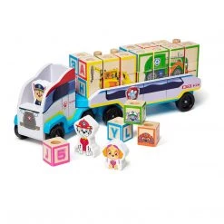 Melissa And Doug Paw Patrol Wooden ABC Block Truck Set Youth Costumes
