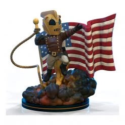 Quantum Mechanix The Rocketeer Q Fig Elite Rocketeer Figure Action Figures