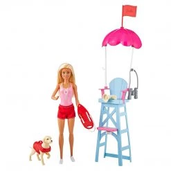 Mattel Dolls And Doll Figures Barbie Lifeguard Play Set