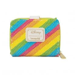 Loungefly Disney Sequin Rainbow Zip Around Wallet Wallets