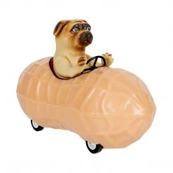 Accoutrements Racing Pug In A Peanut Figure
