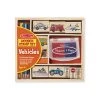 Melissa And Doug Wooden Vehicles Stamp Set Youth Costumes