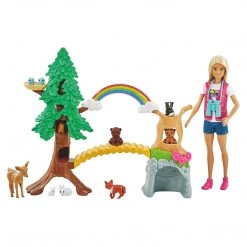 Mattel Dolls And Doll Figures Barbie Wilderness Guide Interactive Play Set