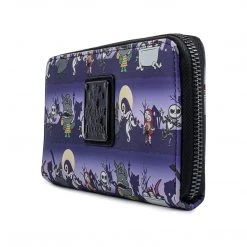Loungefly Nightmare Before Christmas Halloween Line Zip Around Wallet