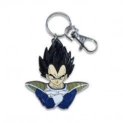 GE Animation Dragon Ball Z Vegeta Torso Metal Keychain