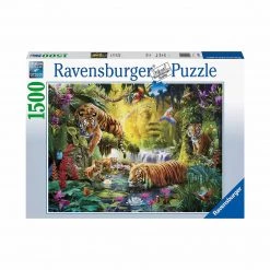 Ravensburger Tranquil Tigers 1500 Piece Puzzle Puzzles
