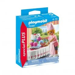 Playmobil Special Plus Baker With Dessert Table Building Set 70381