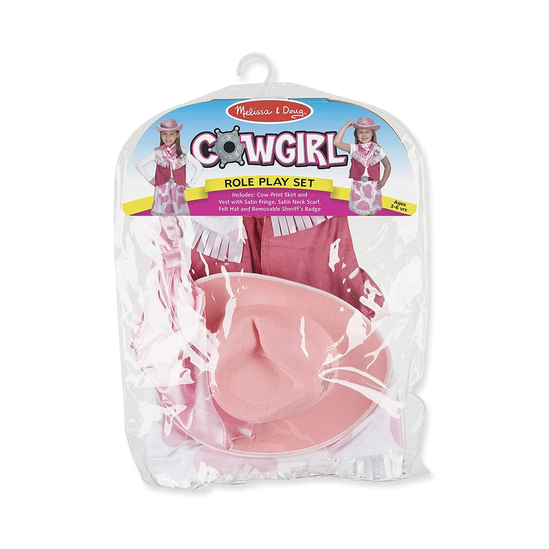 Melissa And Doug Cowgirl Role Play Set Youth Costumes 3 Melissa And Doug Cowgirl Role Play Set Youth Costumes