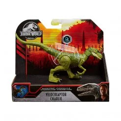 Mattel Jurassic World Camp Cretaceous Savage Strike Velociraptor Green Figure