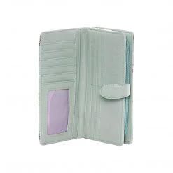 Wallets Shagwear Teal Wild Bird Forest Large Wallet