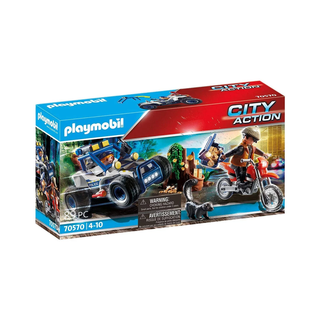 Playmobil City Action Police Off-Road Car With Jewel Thief Building Set 70570 3 Playmobil City Action Police Off-Road Car With Jewel Thief Building Set 70570