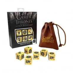 USAopoly Game Of Thrones Iron Anniversary Premium Dice Set Board Games