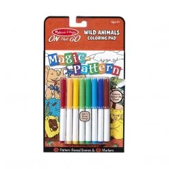 All Arts And Crafts Melissa And Doug On The Go Wild Animals Coloring Pad With Markers Set