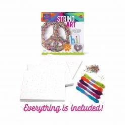 Playmonster Craft Tastic Peace String Art Kit Craft Kits