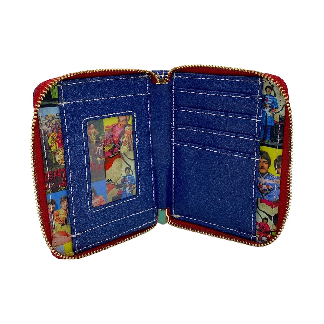 Wallets Loungefly The Beatles Sargent Peppers Zip Around Wallet 4 Wallets Loungefly The Beatles Sargent Peppers Zip Around Wallet