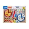 Melissa And Doug Disney Mickey Mouse Wooden Pizza And Birthday Cake Set