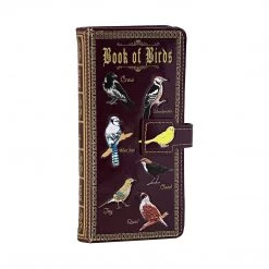 Wallets Shagwear Purple Book Of Birds Wallet