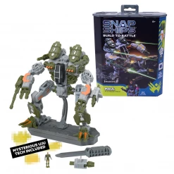 Playmonster Snap Ships Forge Maul FT-12 Assault Mech 3-In-1 Building Set History And Science Toys