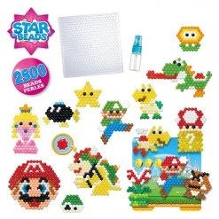 Epoch All Arts And Crafts Aquabeads Super Mario Creation Cube Set