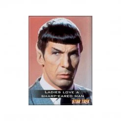 Ata-Boy Star Trek Spock Ladies Love A Sharp Eared Man Magnet