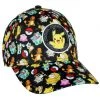 Bioworld Pokemon Pikachu All Of Print Toss Snapback Hat