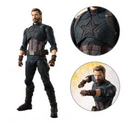 Action Figures Bandai Avengers Captain America And Effects Figuarts Action Figure Set