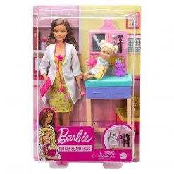 Mattel Dolls And Doll Figures Barbie Careers You Can Be Anything Pediatrician Brunette Doll Set