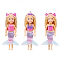 Mattel Barbie Dreamtopia Chelsea Mermaid Unicorn Dragon Set Dolls And Doll Figures