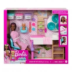 Mattel Dolls And Doll Figures Barbie Face Mask Spa Day Brunette Play Set