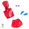 Mattel Dolls And Doll Figures Barbie Tokyo Olympics 2020 Red Top And Shorts Clothing Set